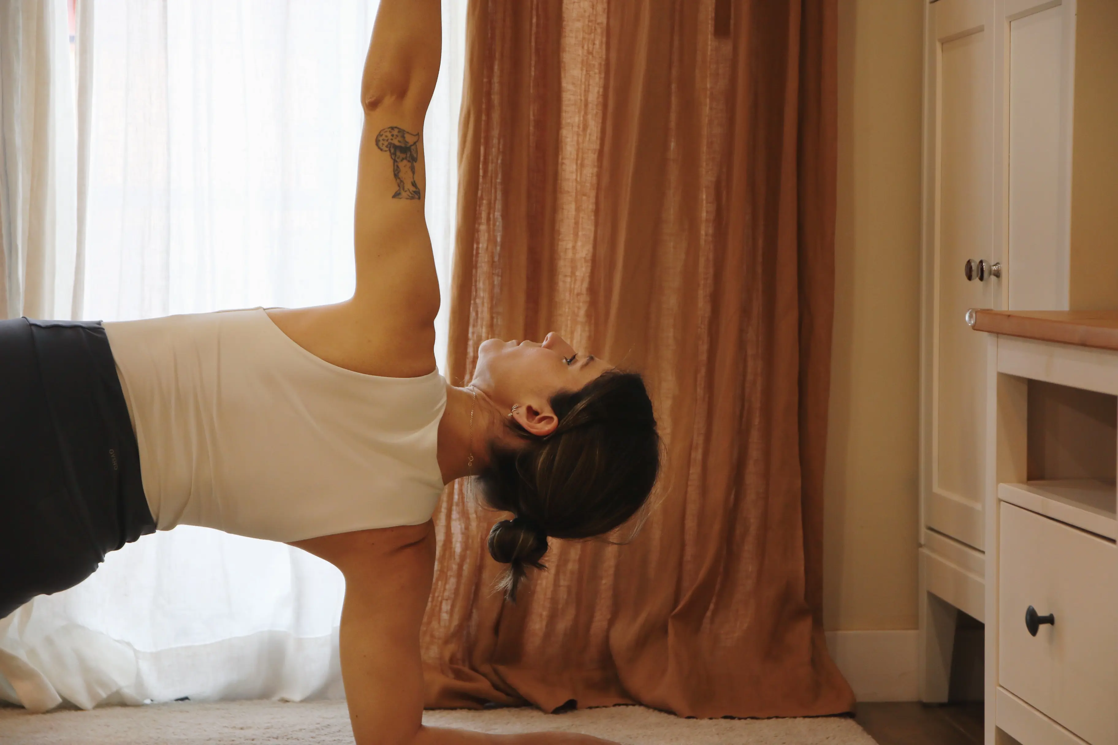 Práctica de yoga postparto