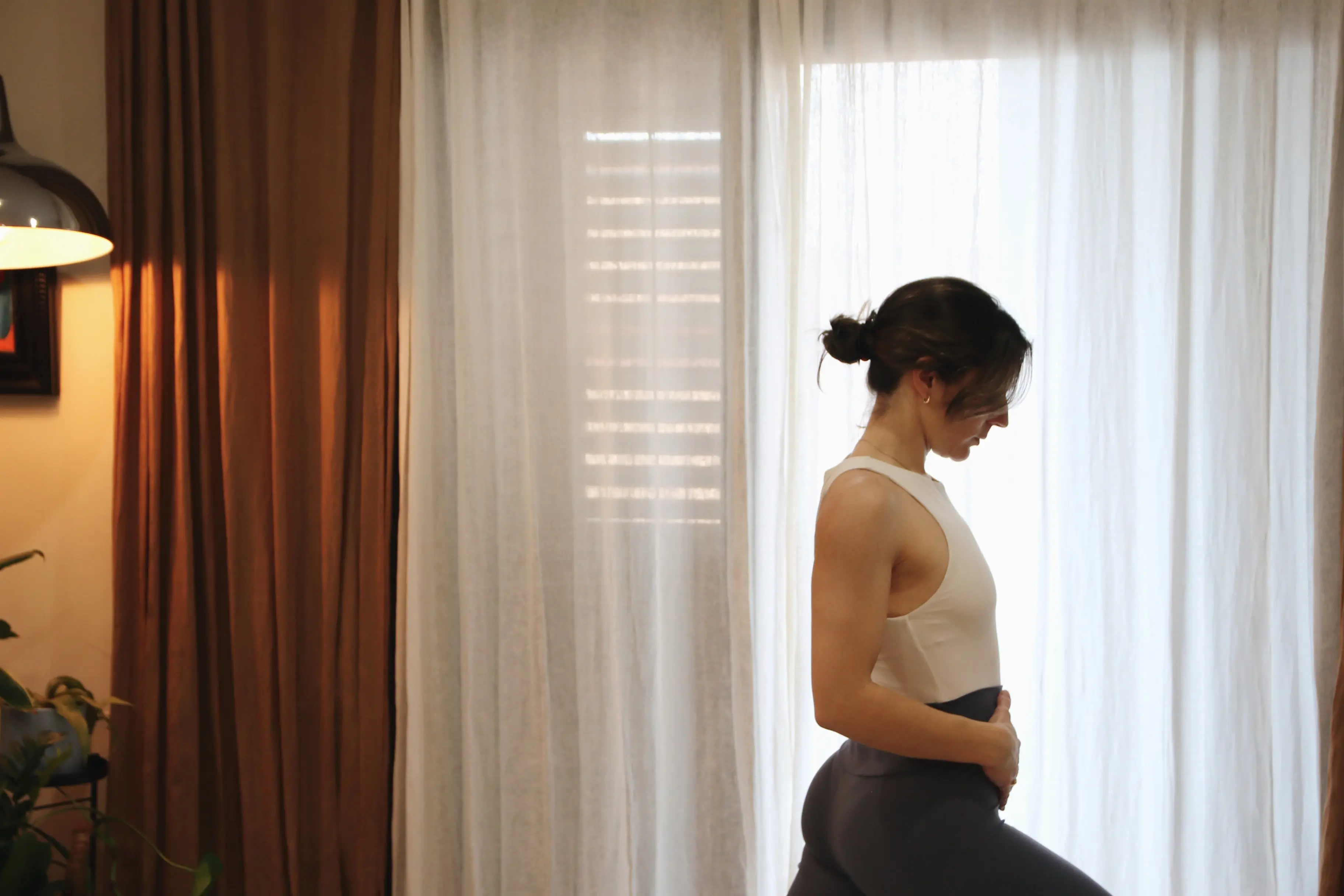 Práctica de yoga prenatal